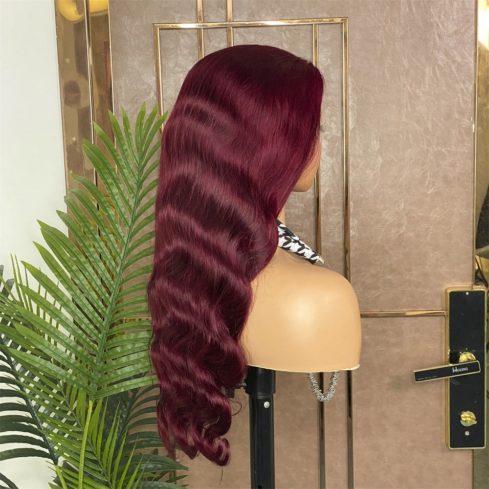 99J Wig Body Wave Lace Front Wig 13x4 Hair Wig With Baby Hair
