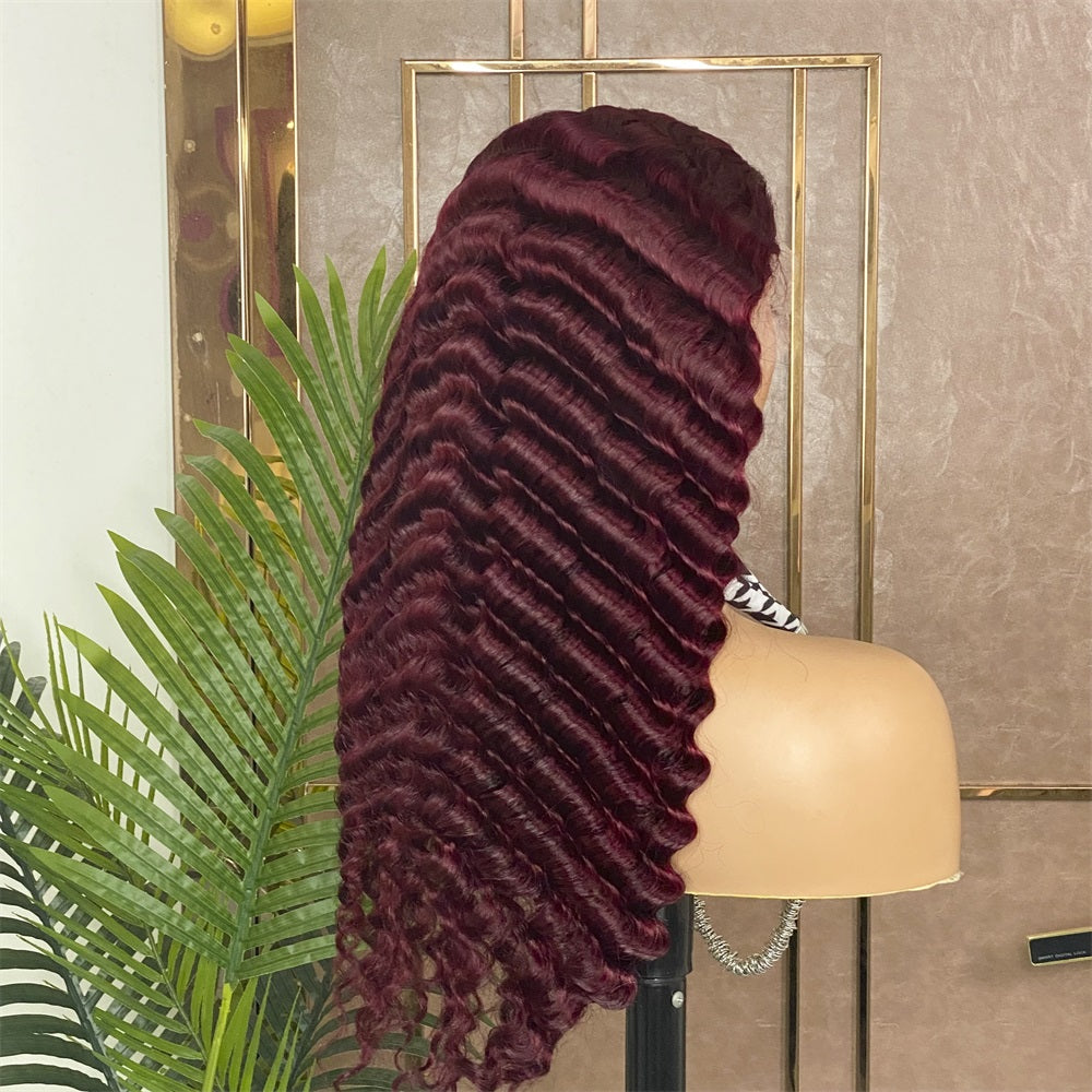 99J Lace Front Wig 13x4 Transparent Lace Straight Lace Front Human Hair Wig