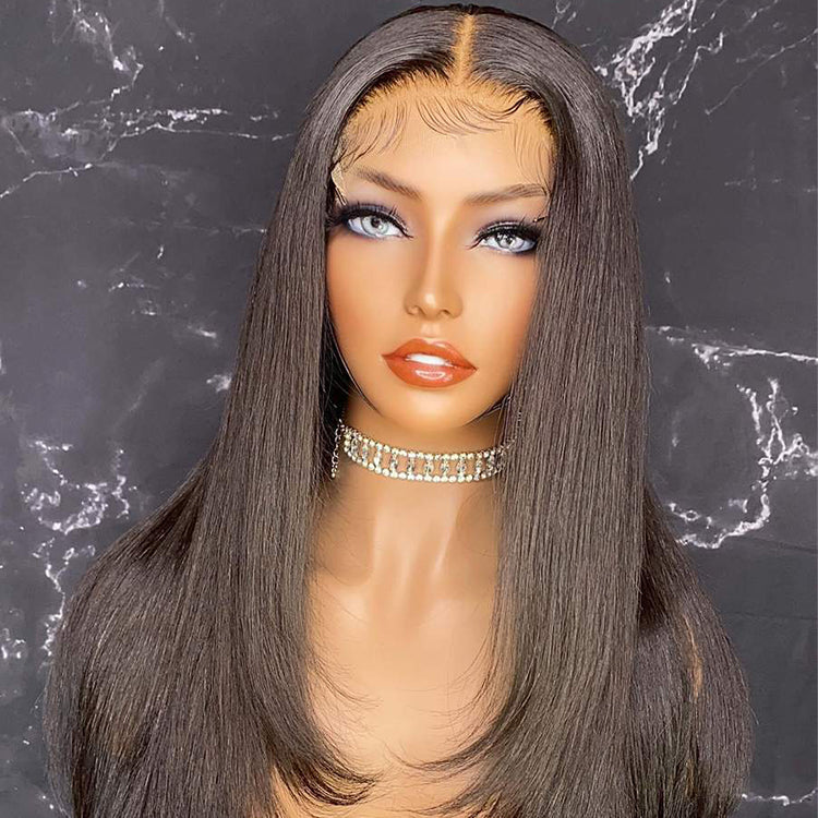 Straight Hair 5x5 HD Lace Closure Wig 200% Density