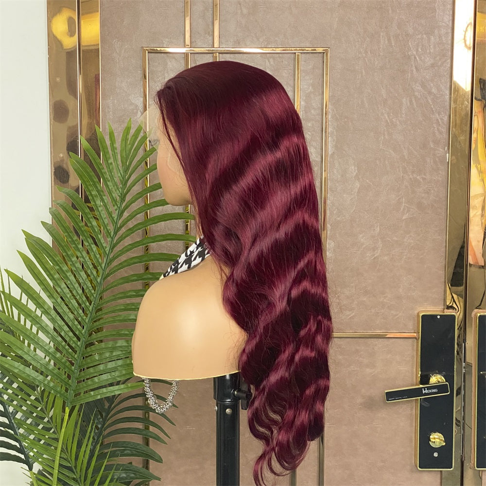99J Wig Body Wave Lace Front Wig 13x4 Hair Wig With Baby Hair