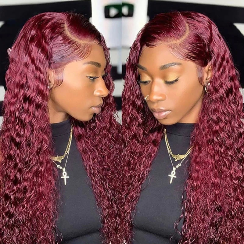 99J Lace Front Wig 13x4 Transparent Lace Straight Lace Front Human Hair Wig