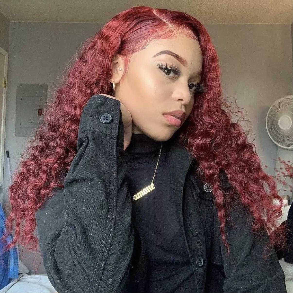 99J Lace Front Wig 13x4 Transparent Lace Straight Lace Front Human Hair Wig