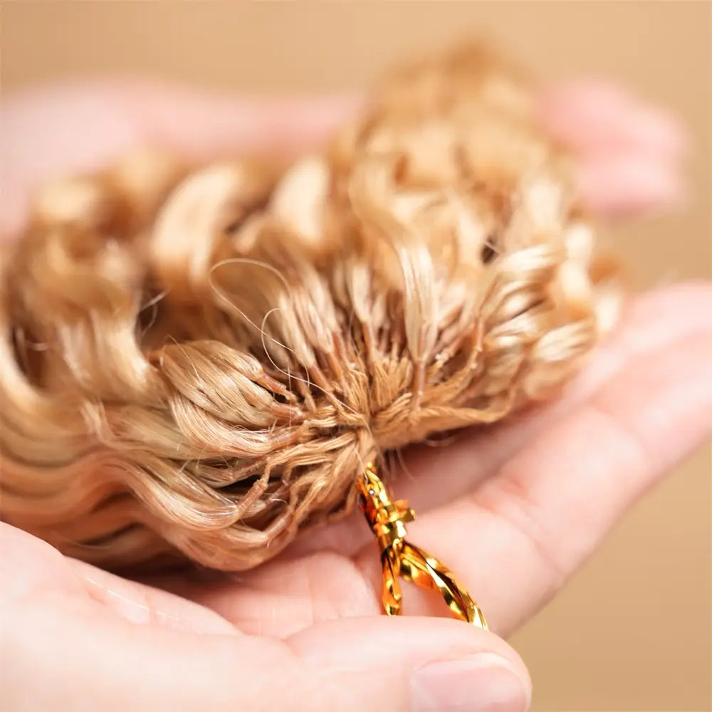 27# 350# Human Hair Colored Crochet Hair Bundles Extension 100g