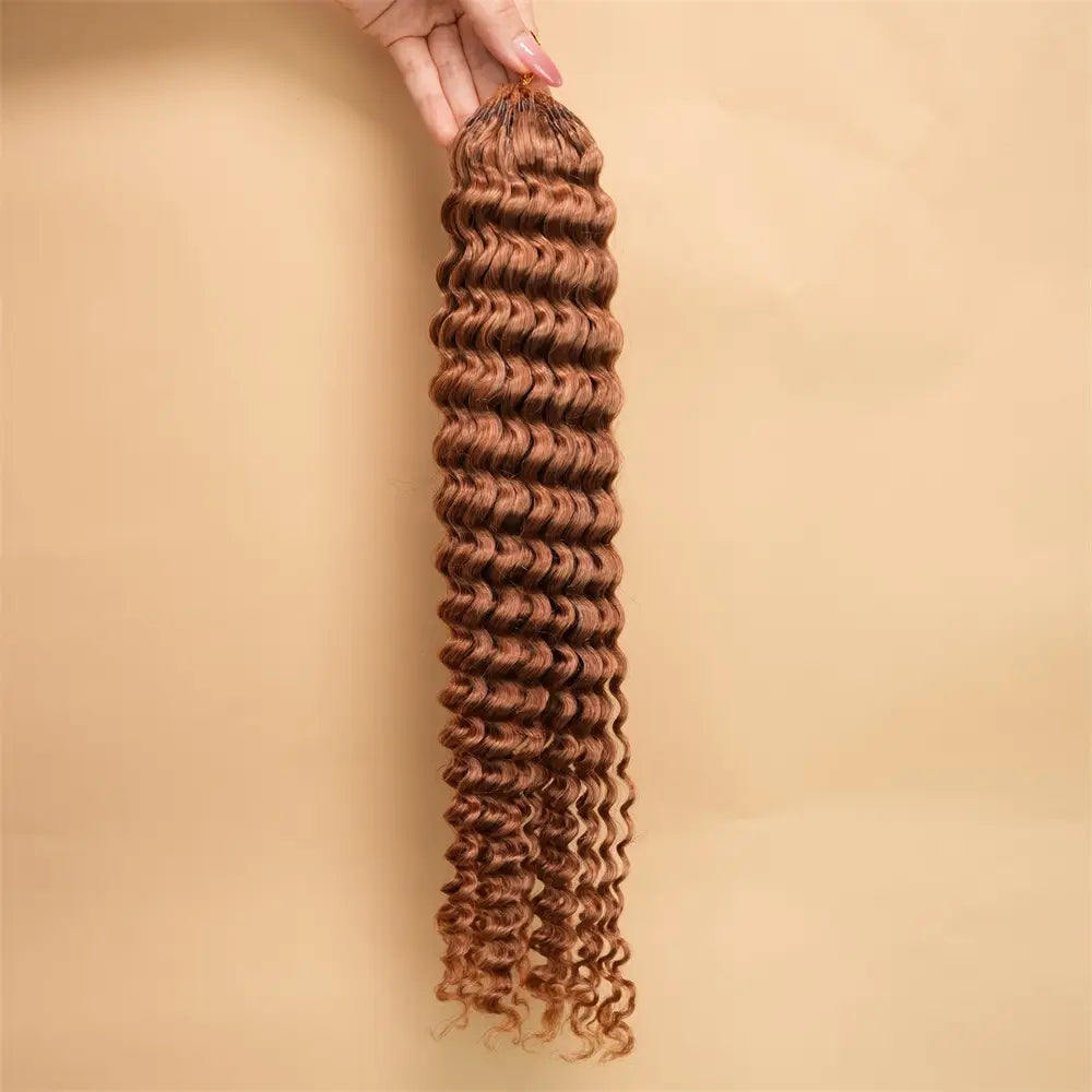 30# 33# 99j Human Hair Colored Crochet Hair Bundles Extension 100g
