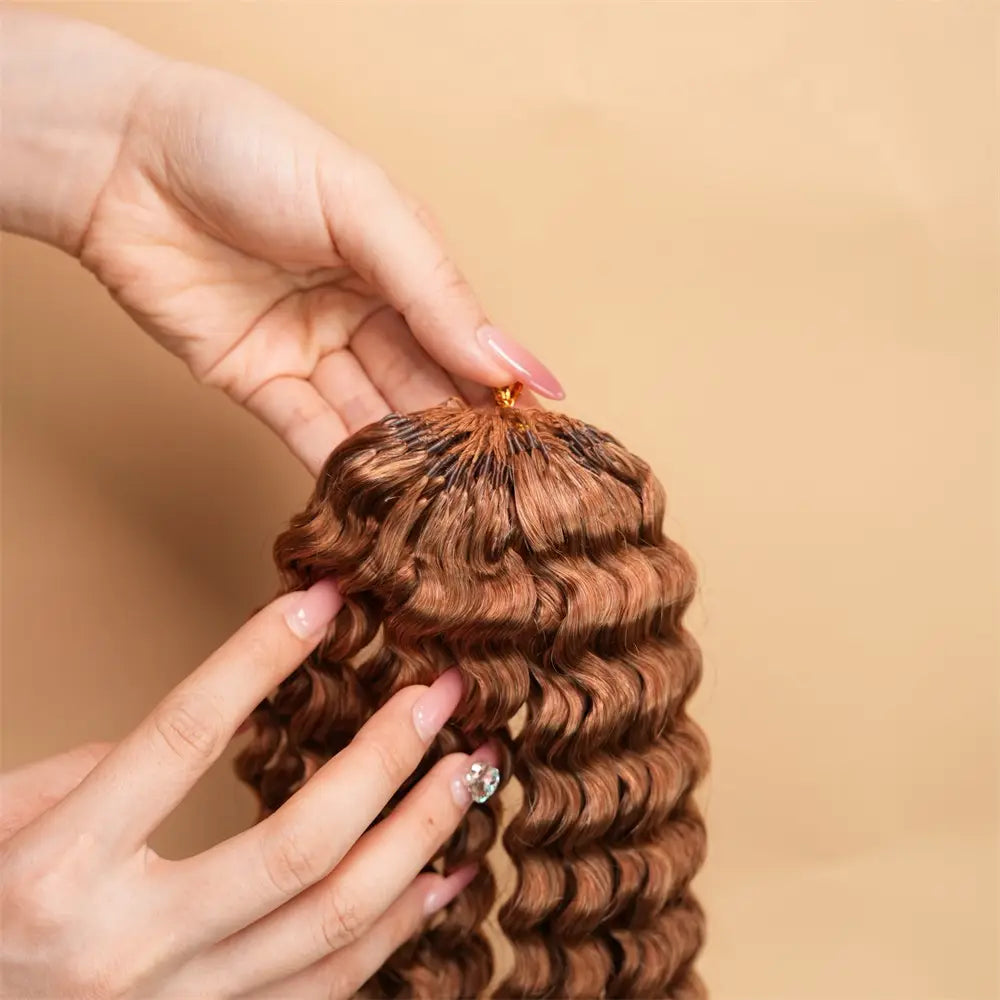 30# 33# 99j Human Hair Colored Crochet Hair Bundles Extension 100g