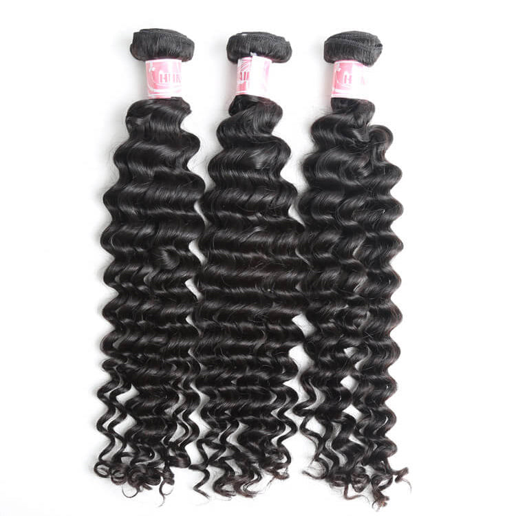 1 PCS Deep Wave 9A Human Hair Bundles