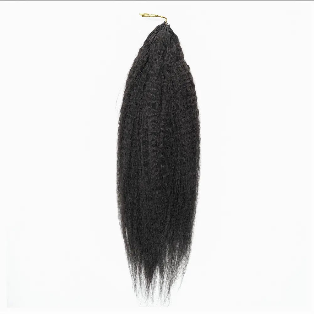 Natural Black #1B Human Hair Crochet Hair Bundles Extension 100g